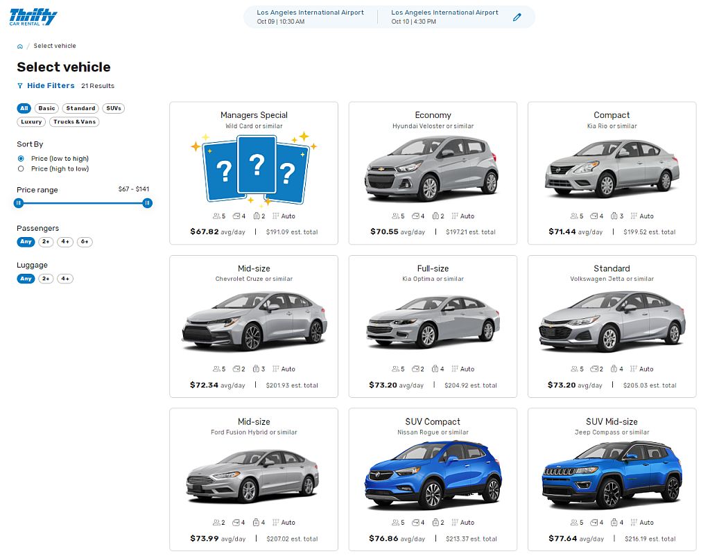 10 Best Car Rentals in Los Angeles in 2023 [For all Budgets!]